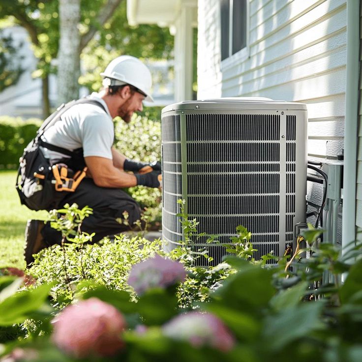 Professional AC technician