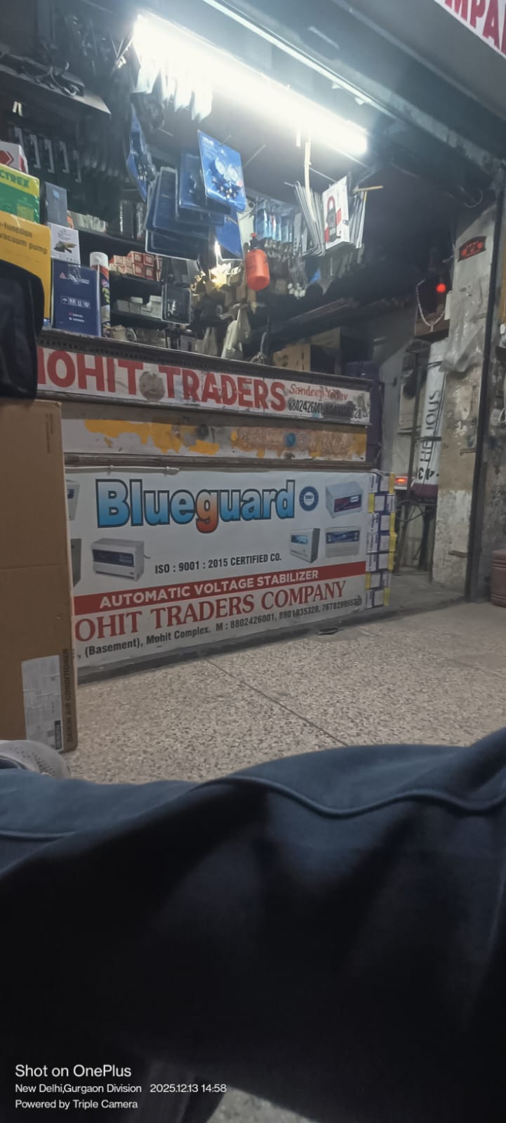 AC maintenance service in progress